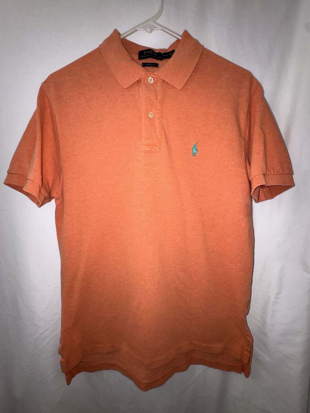 Polo Ralph Lauren Men's Classic Fit Short Sleeve Polo Shirt in Orange